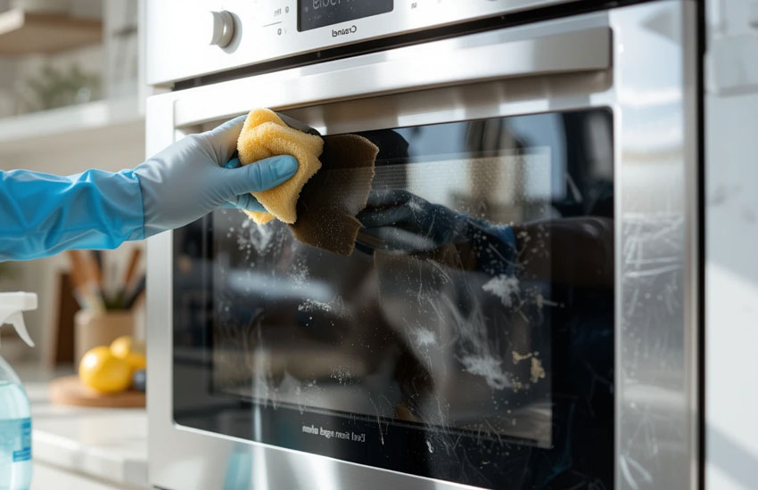 Cleaning Between Oven Glass Without Disassembling the Door