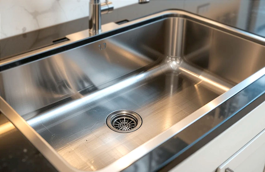 Cleaning Stainless Steel Sink Hard Water Stains