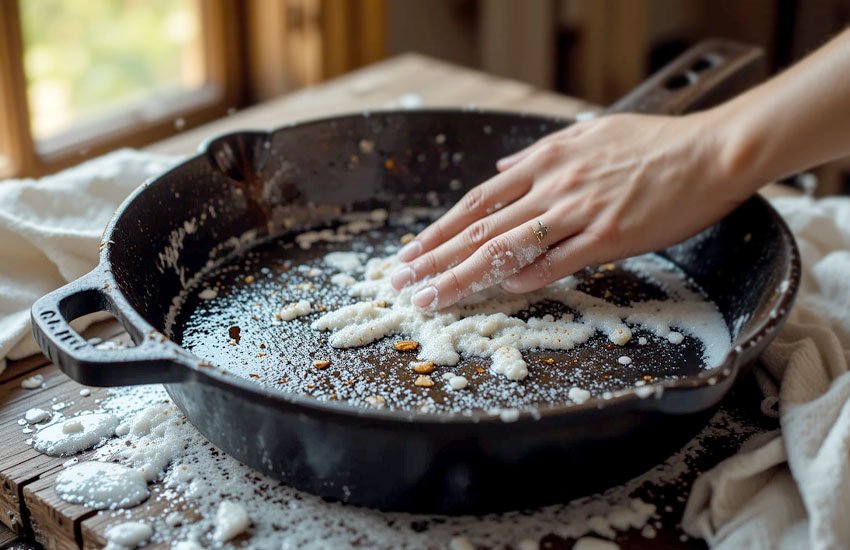 How to Clean Cast Iron Without Removing Seasoning