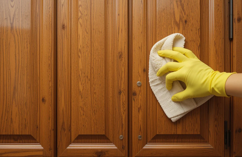 How to Clean Grease from Kitchen Cabinets