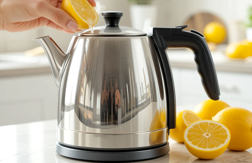 How to Descale a Kettle with Lemon