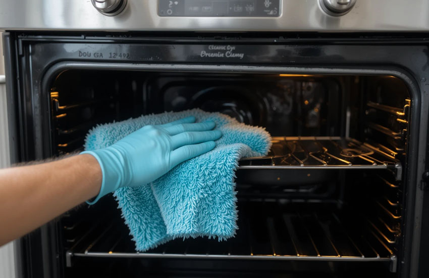 Cleaning an Oven Without Self-Clean