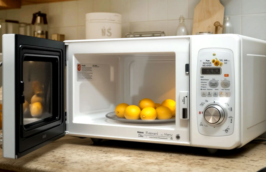 How to Clean Your Microwave with Lemon