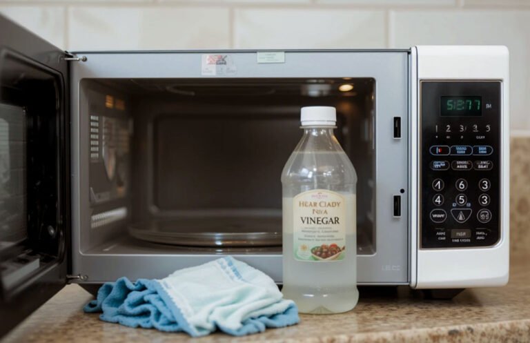 How to Clean a Microwave Oven with Vinegar