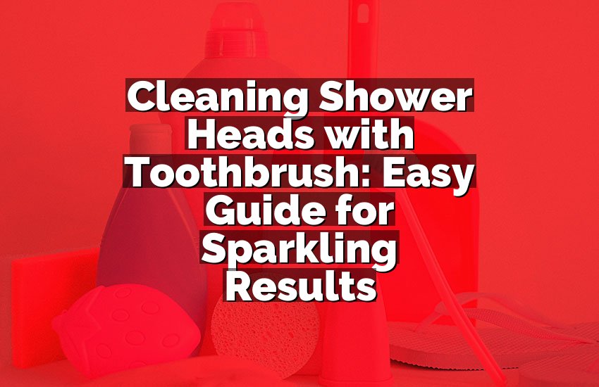 Cleaning Shower Heads with Toothbrush: Easy Guide for Sparkling Results