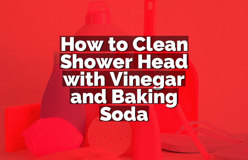How to Clean Shower Head with Vinegar and Baking Soda