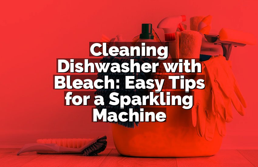 Cleaning Dishwasher with Bleach: Easy Tips for a Sparkling Machine