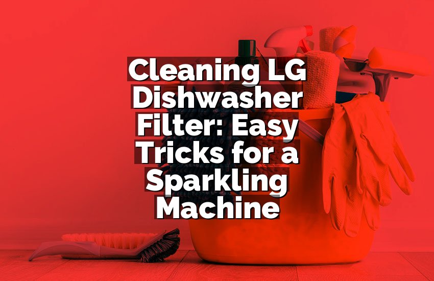 Cleaning LG Dishwasher Filter: Easy Tricks for a Sparkling Machine