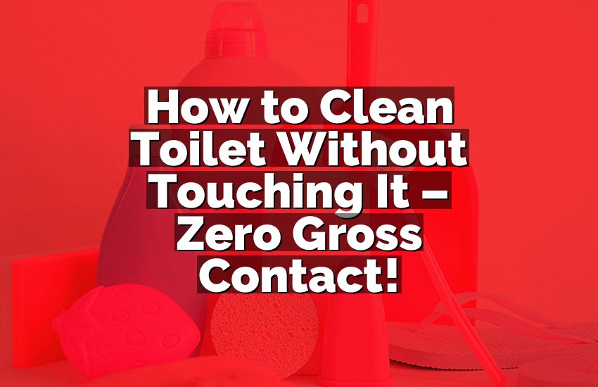 How to Clean Toilet Without Touching It – Zero Gross Contact!