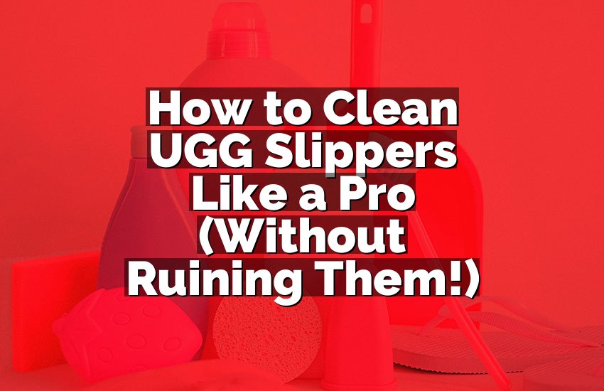 How to Clean UGG Slippers Like a Pro (Without Ruining Them!)