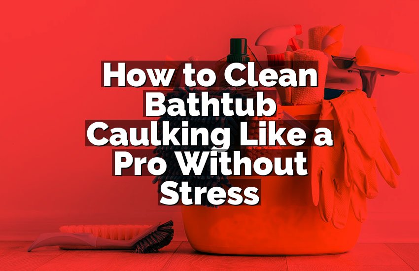 How to Clean Bathtub Caulking Like a Pro Without Stress