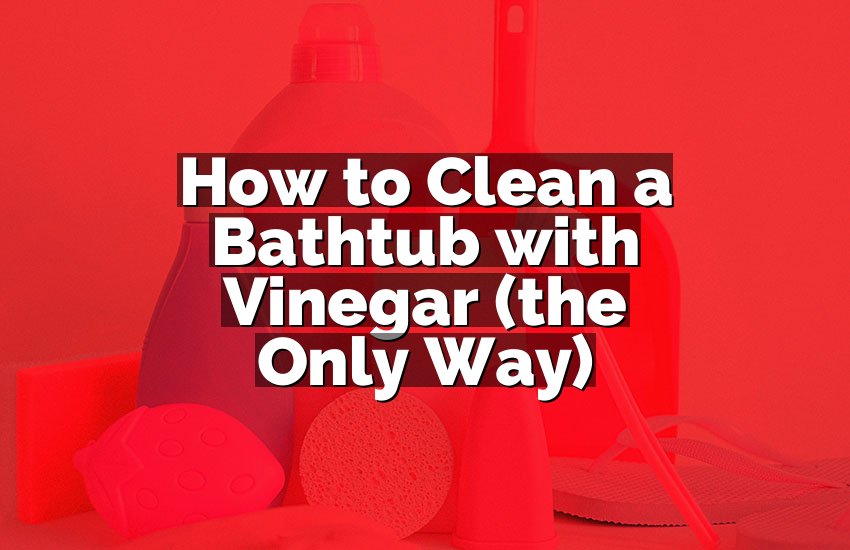 How to Clean a Bathtub with Vinegar (the Only Way)