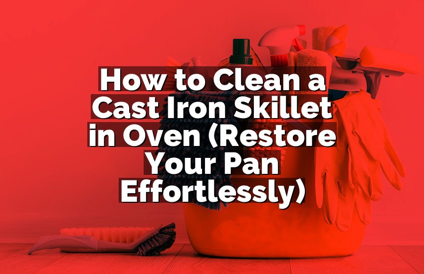 How to Clean a Cast Iron Skillet in Oven (Restore Your Pan Effortlessly)