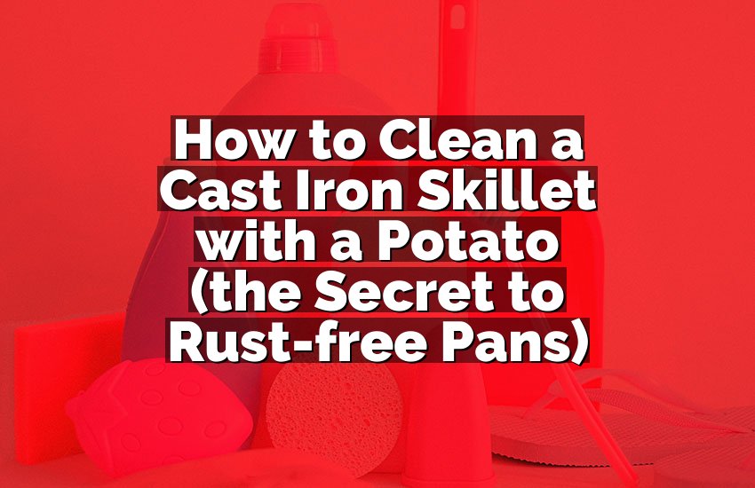 How to Clean a Cast Iron Skillet with a Potato (the Secret to Rust-free Pans)