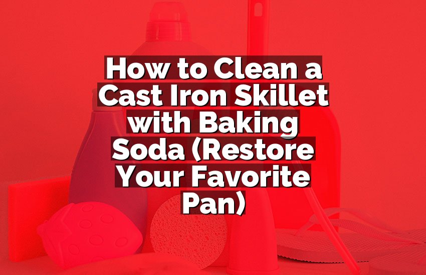 How to Clean a Cast Iron Skillet with Baking Soda (Restore Your Favorite Pan)
