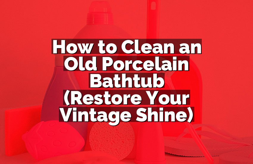 How to Clean an Old Porcelain Bathtub (Restore Your Vintage Shine)