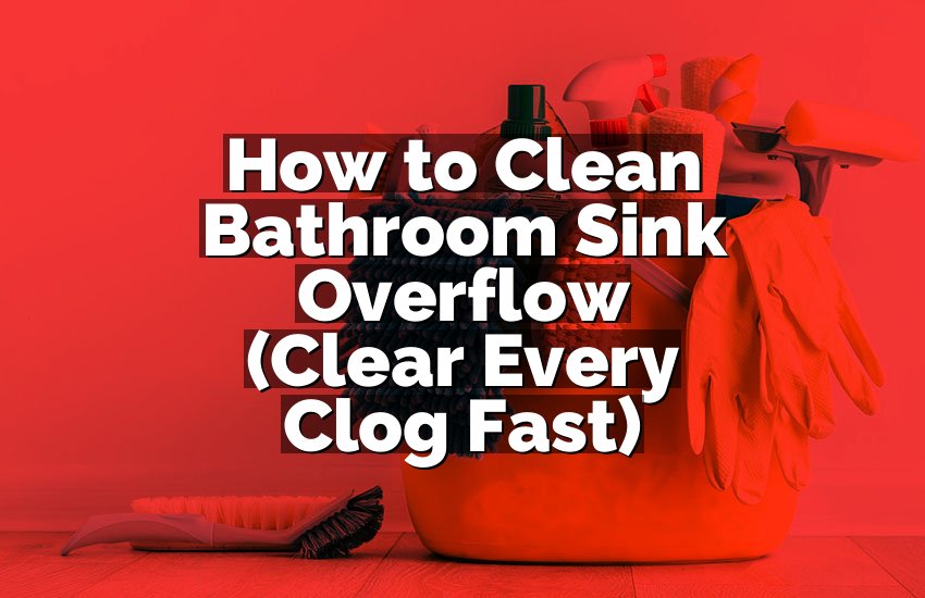 How to Clean Bathroom Sink Overflow (Clear Every Clog Fast)