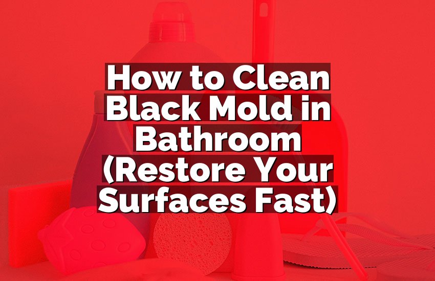 How to Clean Black Mold in Bathroom (Restore Your Surfaces Fast)