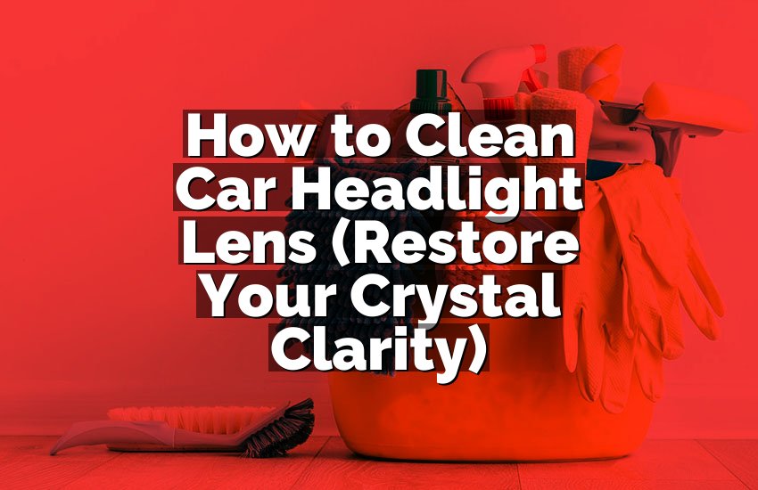 How to Clean Car Headlight Lens (Restore Your Crystal Clarity)